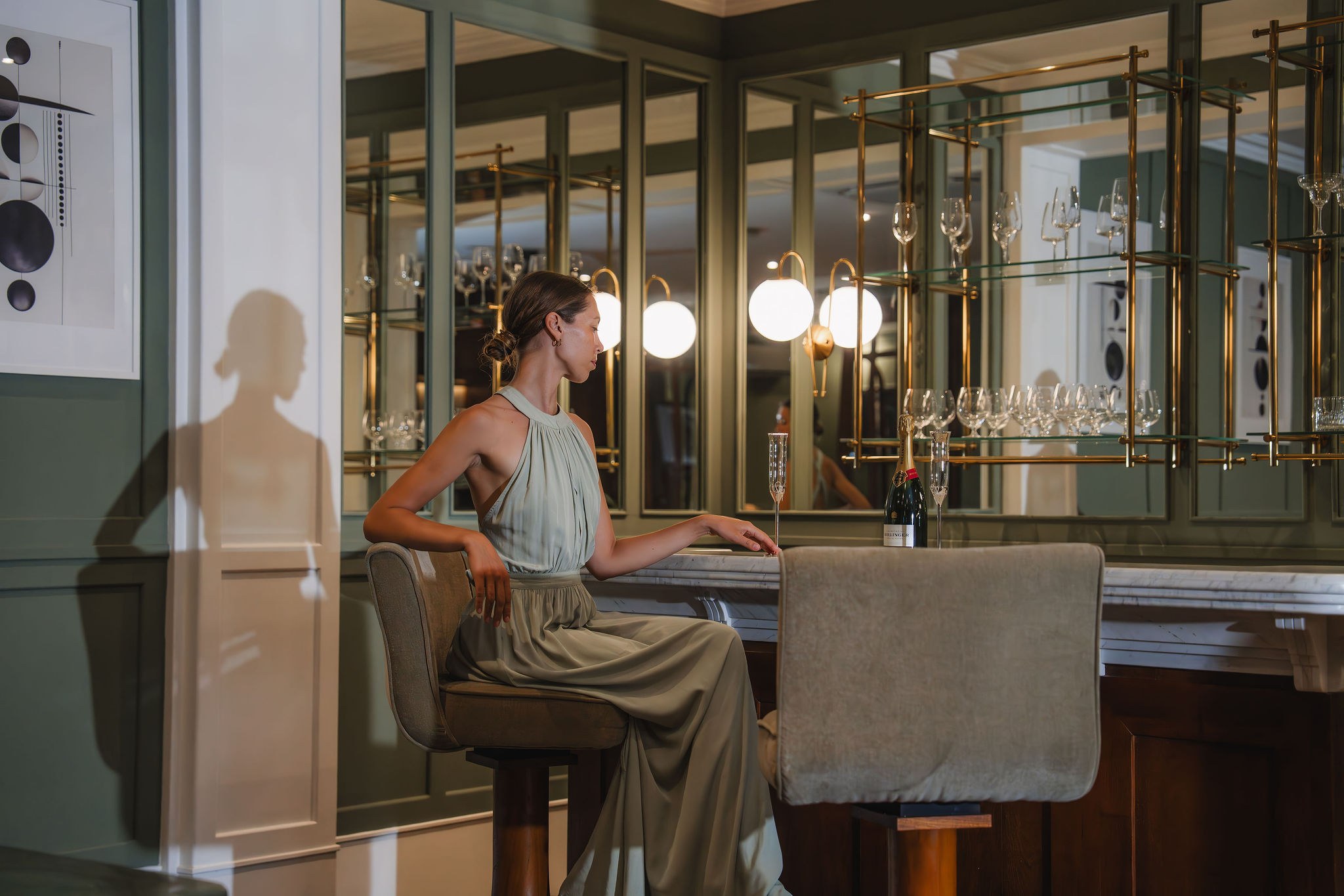 The speakeasy bar at Mayfair Place