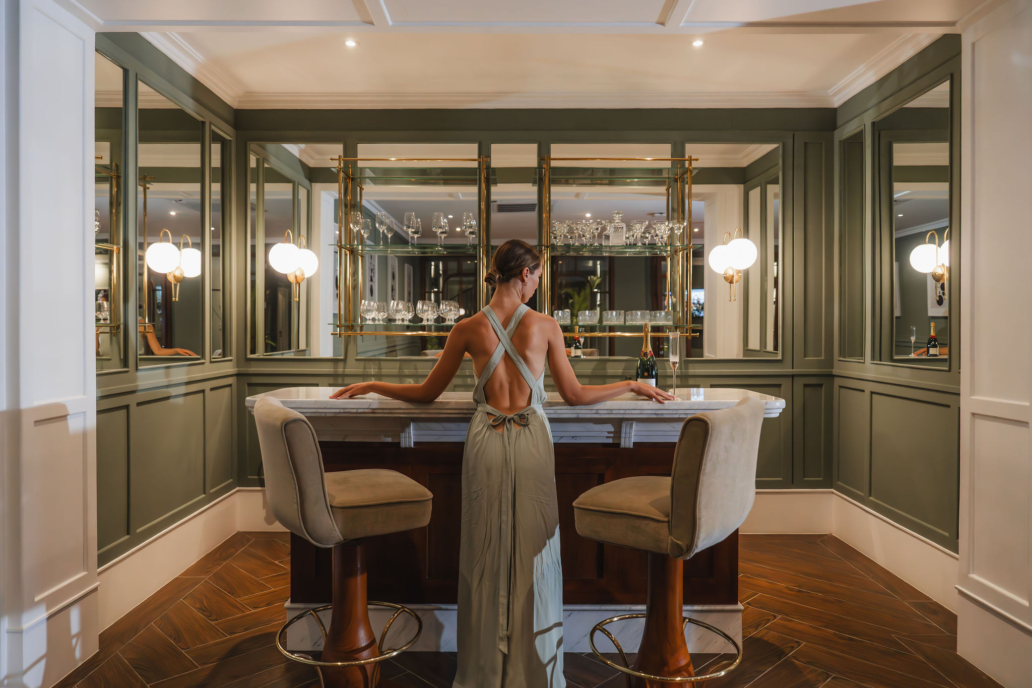 The speakeasy bar at Mayfair Place